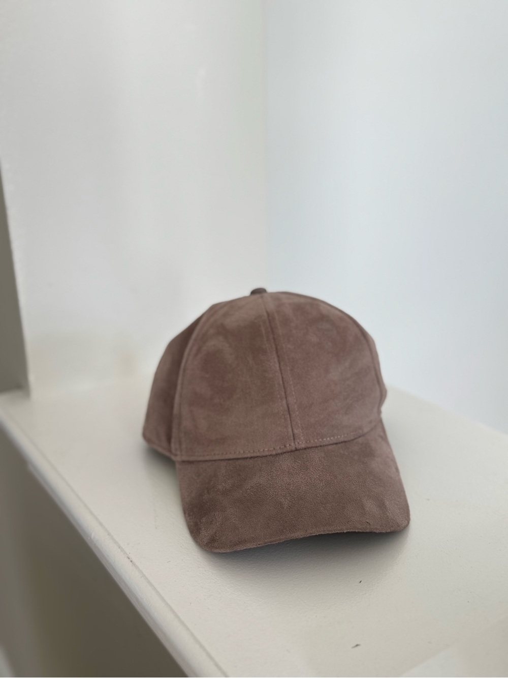 H&M Brown Suede Baseball Cap